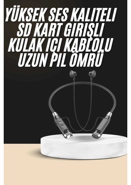 Boyun Bantlı Sd Kart Girişli Yüksek Perfomanslı Bluetooth Kulaklık fiyatları