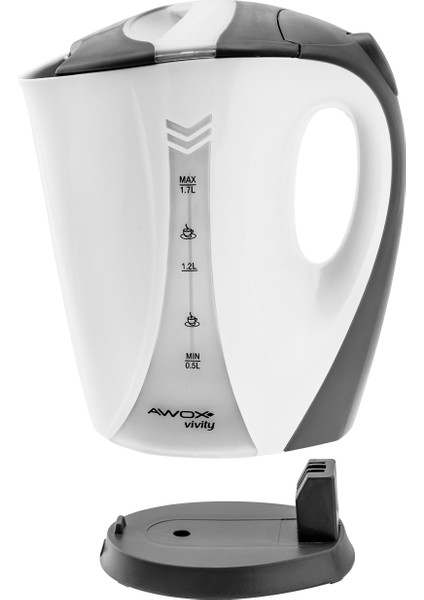 Beyaz Kettle, Açık Rezistanslı, Pratik ve Şık Su Isıtıcı fırsatları