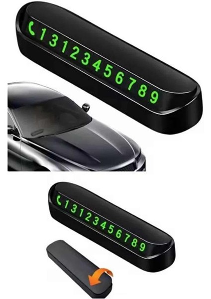 Zeroshop Araç Park Numaratörü Tüm Araçlara Uyumlu Araba Numaralık