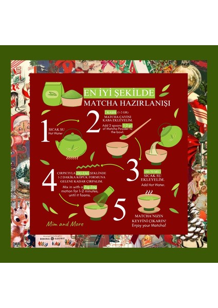 Christmas Kiss 2025 Matcha – Macadamia Aromalı Matcha, 25 gr indirimleri