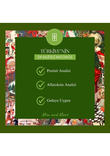 Christmas Kiss 2025 Matcha – Macadamia Aromalı Matcha, 25 gr