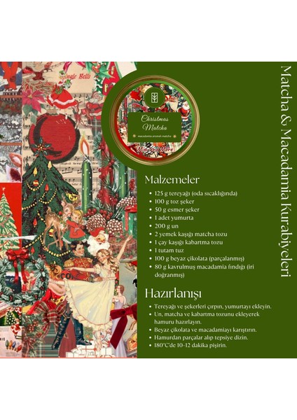Christmas Kiss 2025 Matcha – Macadamia Aromalı Matcha, 25 gr