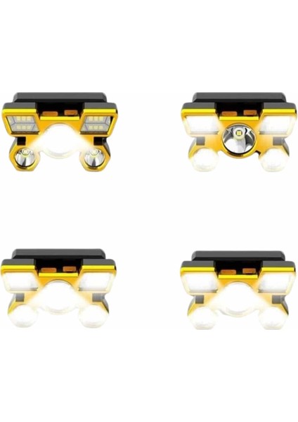 El Feneri Süper Kafa Lambası 4 Modlu 5 LED Kafa Feneri indirimleri