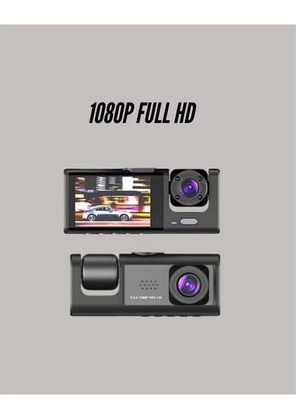 Ta-01 1080P Ön 720P Arka ve Iç Kamera Sistemli Dvr indirimleri