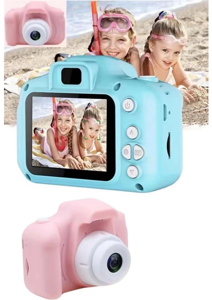 Dijital Fotoğraf Makinesi Çocuk Mini 1080P Hd Kaliteli Renkli