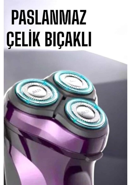 Profesyonel Şarjlı Saç ve Sakal Tıraş Makinesi Hassas Kesim