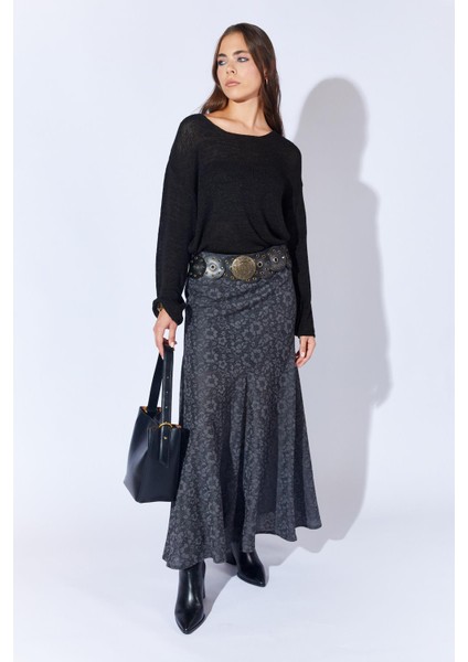 Kadın Siyah Içi Mini Etekli Dilimli Tül Etek fırsatları