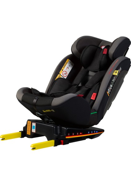 Kids Maxi Protect Aero 3d ( 360° Dönebilir) 0-36kg Oto Koltuğu İsofix/SPS/SIP/Latch modelleri