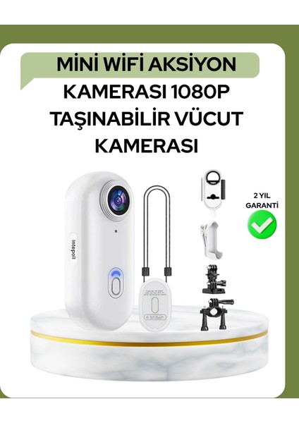 1080P Wifi Spor Kamerası Su Geçirmez Mini Aksiyon Kamera