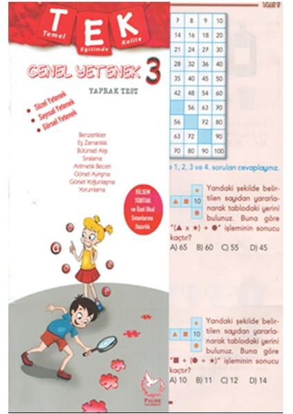 3. Sınıf Tek Genel Yetenek Tüm Dersler Yaprak Test fiyatları