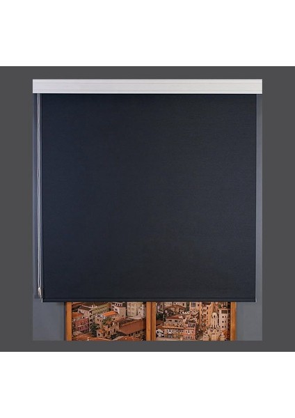 Kalın Siyah Mat Stor Perde