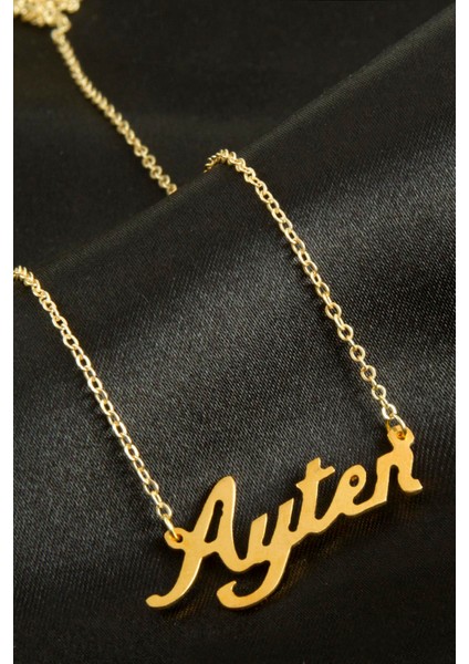 Allzey Ayten Isimli Kolye -Sarı