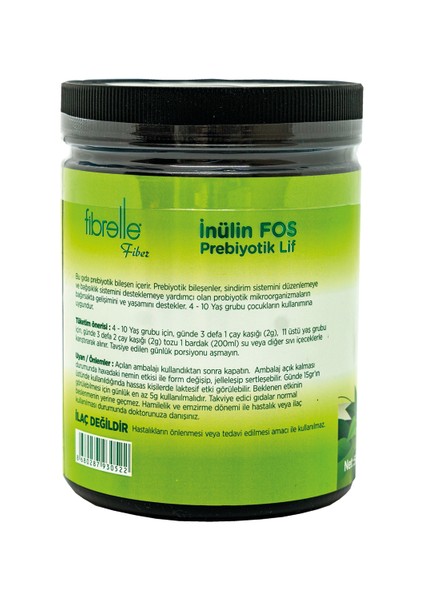 Inülin Fos Prebiyotik Lif 500 Gr fiyatları