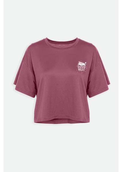 Kadın Yumuşak Dokulu Kısa Kollu Şortlu Pijama Takımı