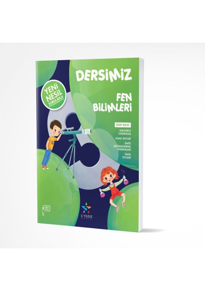 5 Yıldız Yayınları 3. Sınıf Fen Bilgisi Etkinlikli Soru Bankası