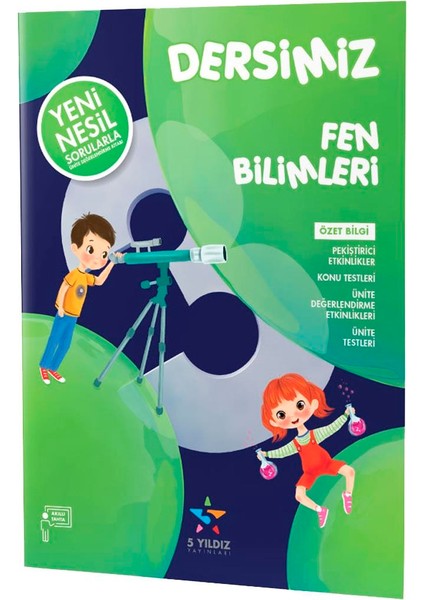 5 Yıldız Yayınları 3. Sınıf Fen Bilgisi Etkinlikli Soru Bankası fiyatları