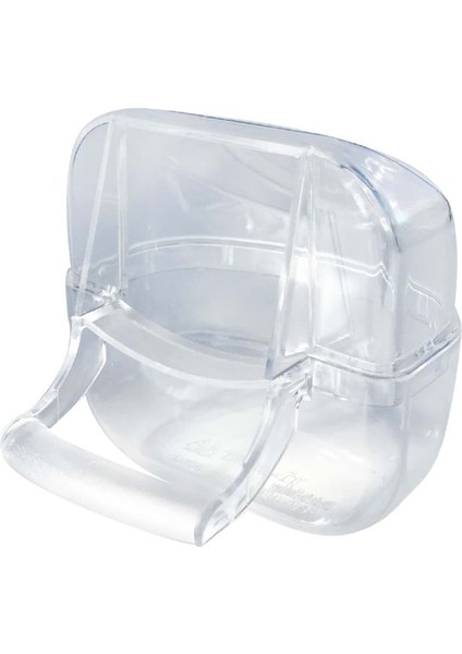 Karamel Lüx Oval Kuş Yemliği 8 cm - Lisinya