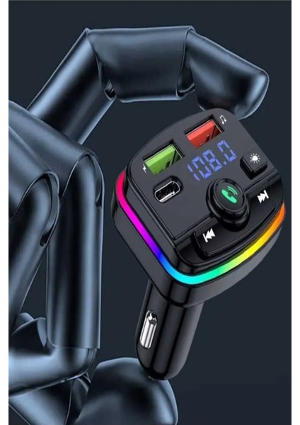 Transmitter Bluetooth Fm Araç Kiti Kolay Bağlantı Araba Müzik Mp3 Çalar Oto Çakmaklık Hızlı Şarj fırsatları