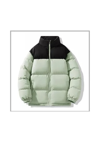 2062 Kış Çift Kaz Tüyü Pamuklu Ceket (Yurt Dışından)