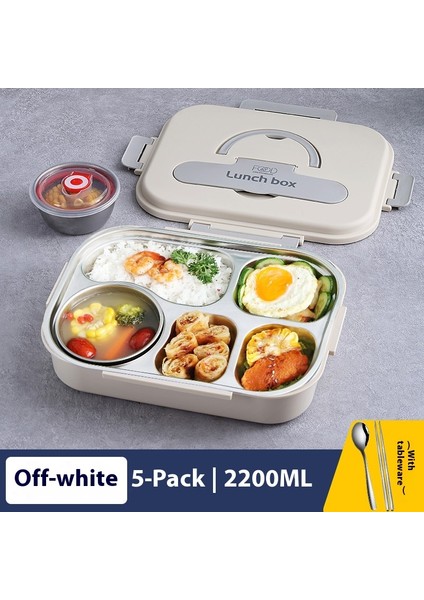 Çok Bölmeli Paslanmaz Çelik Öğrenci Yalıtımlı Beslenme Çantası (Yurt Dışından)