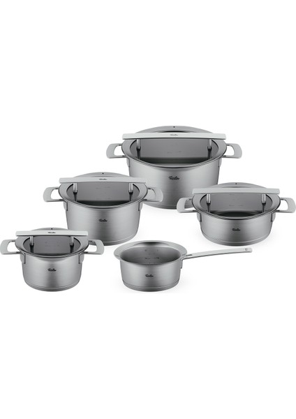 Phi Collection Cam Kapak 9 Parça Tencere Seti