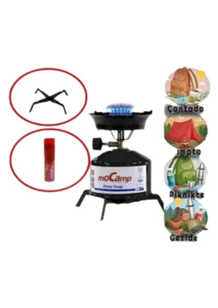 220 gr Gaz Tüpüyle 4 Saat Yanabilen Verimli Kamp Ocağı fırsatları