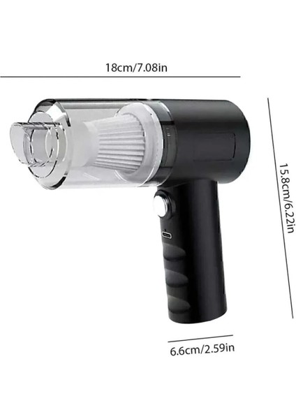 Mini Vakumlu Araç Süpürgesi El Süpürgesi Şarjlı Çok Fonksiyonlu REVO-9985 Uyumlu fiyatları