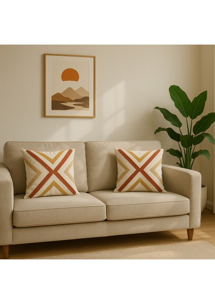 Rustik Tarz Kırlent Kılıfı modelleri