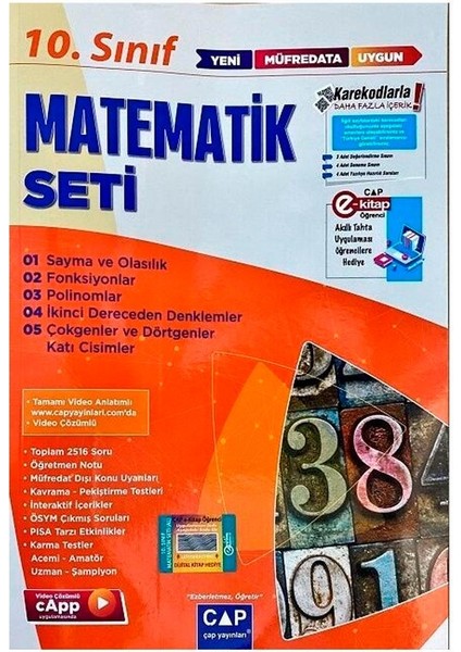 10. Sınıf Anadolu Matematik Seti fiyatları