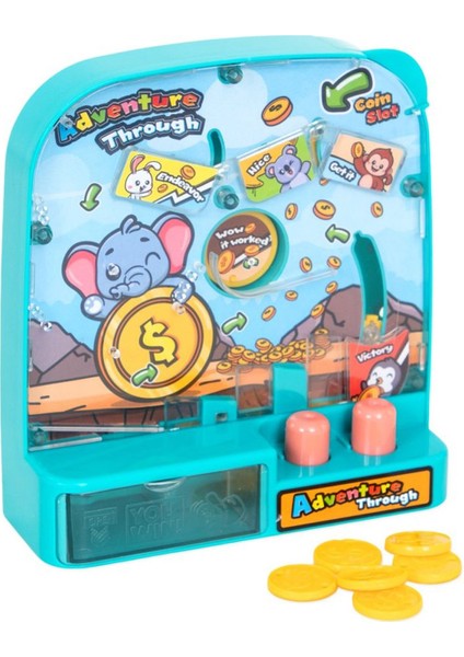 Adventure Through Machine Interaktif Para Yolu Oyunu – Jeton Yarışı, Refleks ve Eğlence