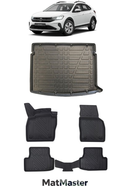 Volkswagen Taigo 2025 Model 5d Premium Ekstra Havuzlu Paspas ve Bagaj Havuzu Set