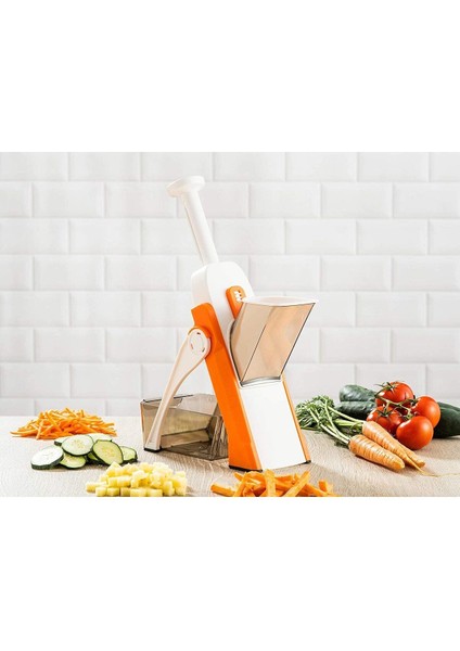 Çok Renkli Mandoline Sebze Doğrayıcı (4202) ile Pratik ve Kolay Hazırlık modelleri
