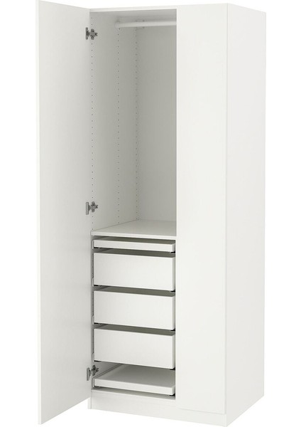 Pax Gardırop, Beyaz, 75X60X201 cm