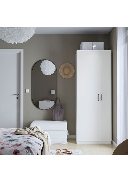 Pax Gardırop, Beyaz, 75X60X201 cm fiyatları