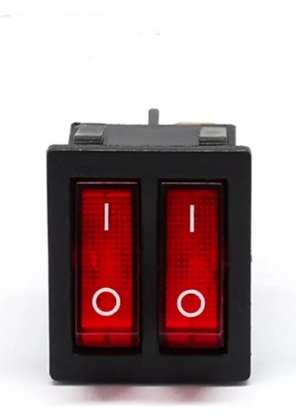 MR-101 Ikili Kırmızı Işıklı Anahtar On-Off 6p fiyatları