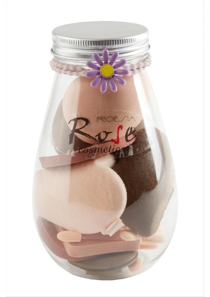 Buğz 12 Adet Oval Şişeli Makyaj Süngeri