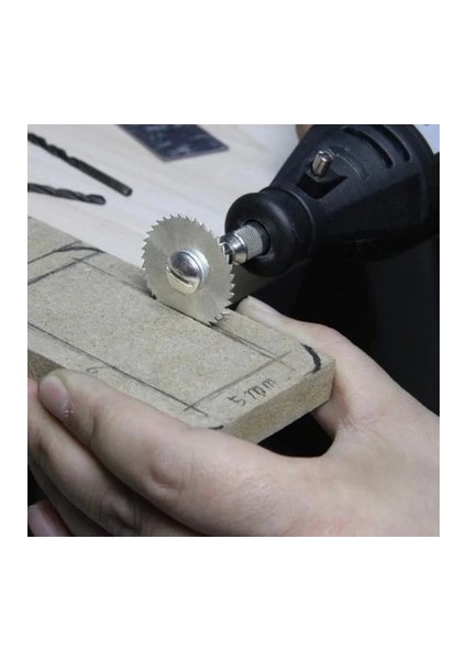 Metal 6 Parça Mini Matkap Ucu Ahşap Kesme Yuvarlak Çelik Bıçak Disk Testere Seti Kiti fiyatları