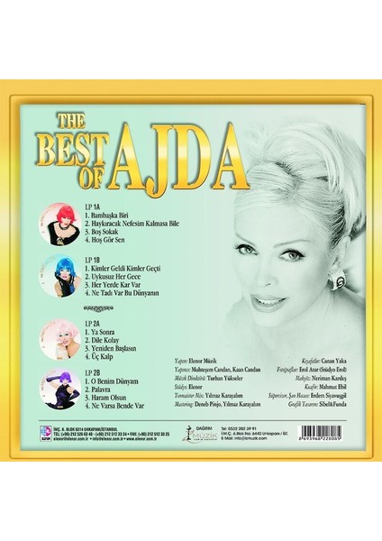 The Best Of Ajda (Picture Disc) Lp Plak modelleri