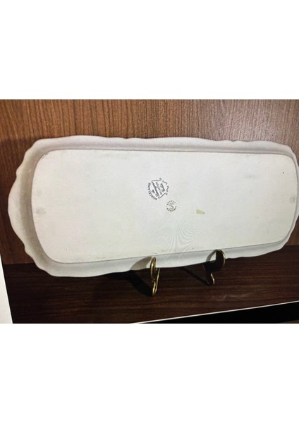 Limoges Sanatçı Imzalı El Boyama Porselen Tepsi - 37,5 cm x 16 cm Ölçülerinde modelleri