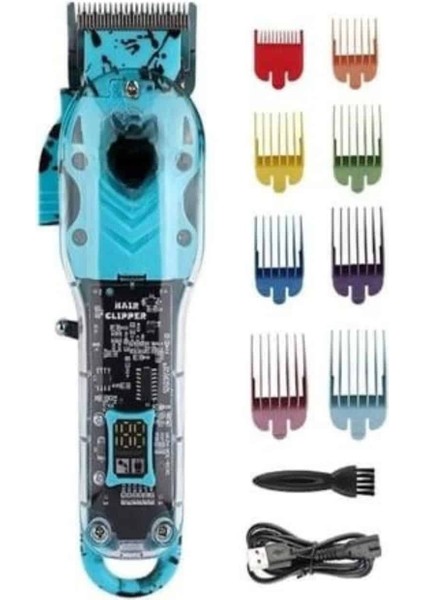 Zeroshop Islak ve Kuru Kullanıma Uygun Şarjlı Tıraş Makinesi Kısaltma Makinesi indirimleri
