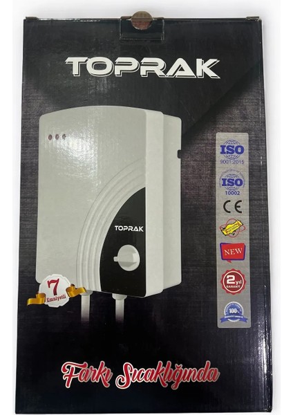 Banyo 3 Kademe Şofbeni, 7500W, Beyaz Renkli, Yüksek Performanslı Isıtıcı fiyatları