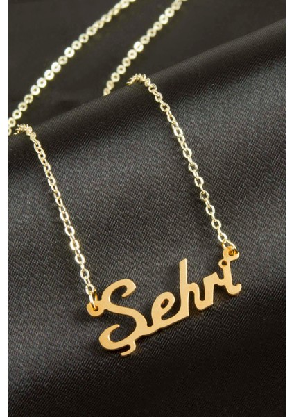 Allzey Şehri Isimli Kolye -Sarı