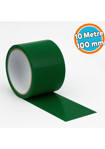 Tamir Bandı Yeşil 100 mm x 10 mt Çok Amaçlı Güçlü Yapışkanlı Suya Dayanıklı Onarım Yalıtım Bandı