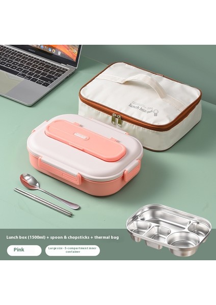 304 Paslanmaz Çelik Öğrenci Yalıtımlı Öğle Yemeği Kutusu (Yurt Dışından)