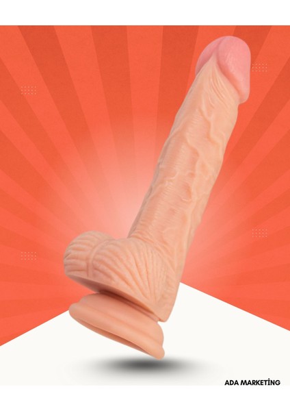 150 ml Çilek Aromalı Cinsel Jel ve 21 cm Dildo Set – Büyük Boy, Kalın Esnek Yapı, Gerçekçi Deneyim modelleri