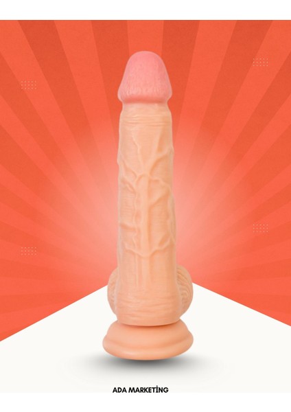 150 ml Çilek Aromalı Cinsel Jel ve 21 cm Dildo Set – Büyük Boy, Kalın Esnek Yapı, Gerçekçi Deneyim indirimleri