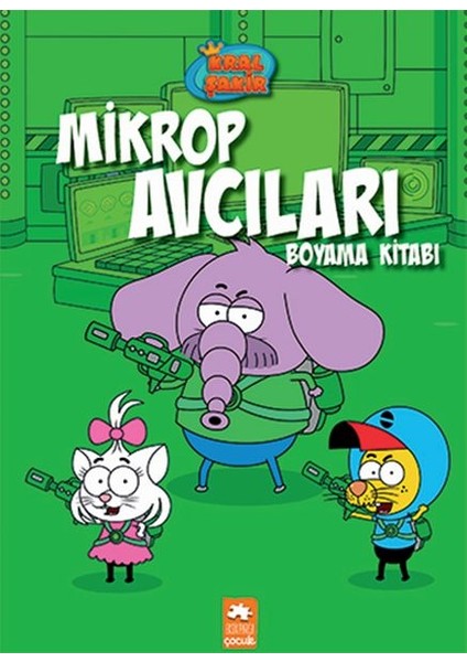 Kral Şakir Mikrop Avcıları Boyama Kitabı
