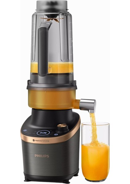 Katı Meyve Özellikli Sürahi Blender HR3770/00 Flip And Juice Katı Meyve Özellikli Sürahi Blender, 1500 W, Problend Ultra Teknolojisi, Homeıd Uygulaması
