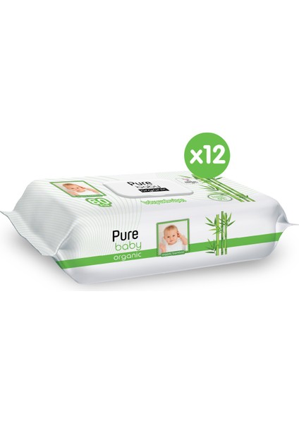 Organik Bambu Özlü Islak Havlu 12×60 (720 Yaprak) fiyatları