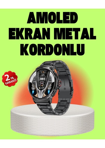 SW80 Akıllı Saat 1.93″ Ultra Hd Ekran 700 Mah Batarya 3 Kordon